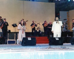 Con Sole, Horacio Guarany y bandas en Cosquin 2003