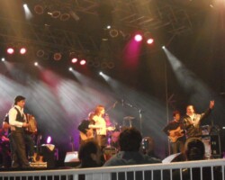 Con Sole y el Grupo Imaguare (Festival del Chamame en Corrientes 2013)