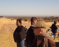 En el Set de Filmacion de Soledad y Larguirucho con Silvio Lopez y Manuel Garcia Ferre
