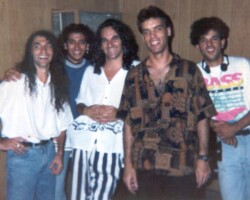 Hugo Antonelli, Javier Galarza y Rubén Goldin en Canal 9 (1992)